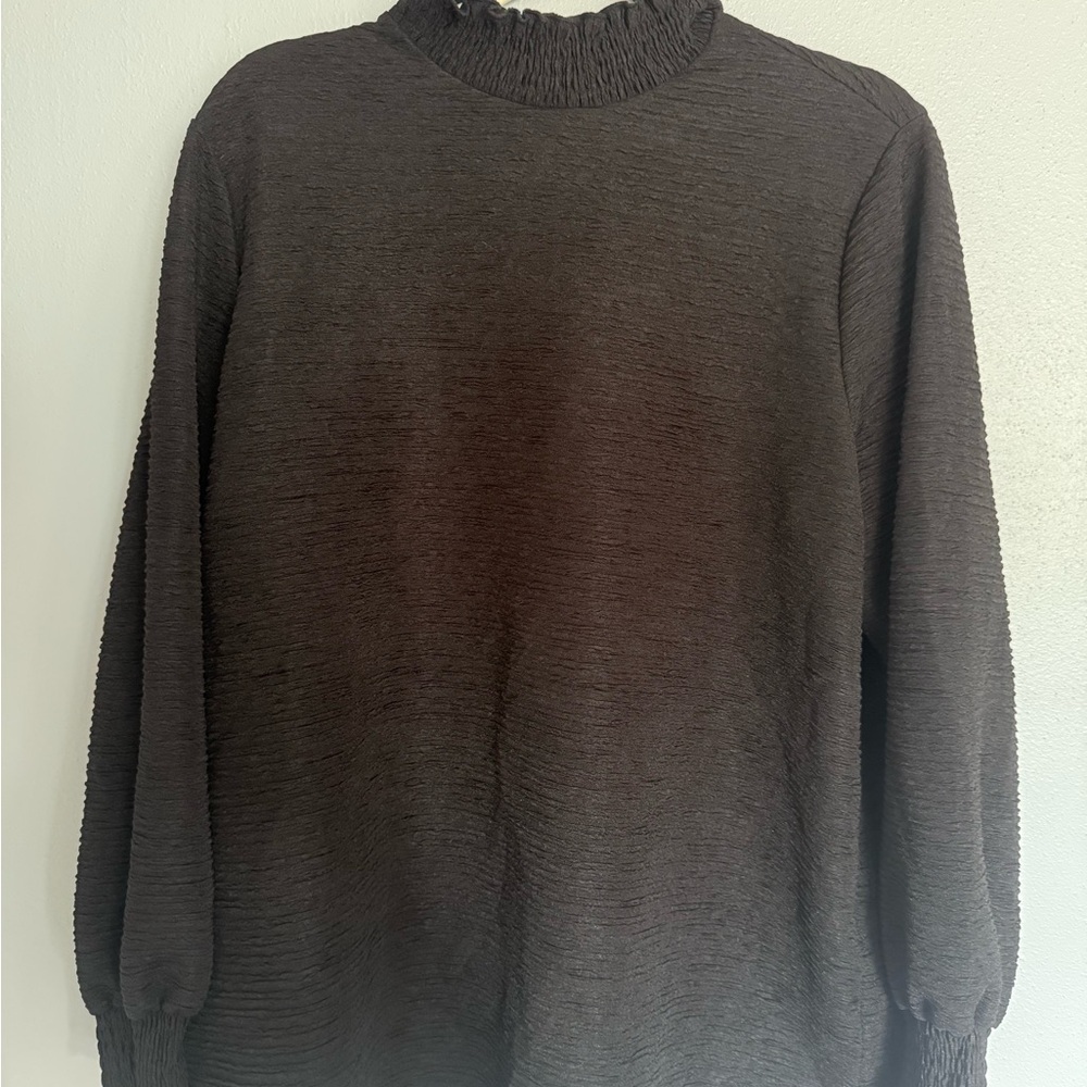 SHEIN Black Long Sleeve Top